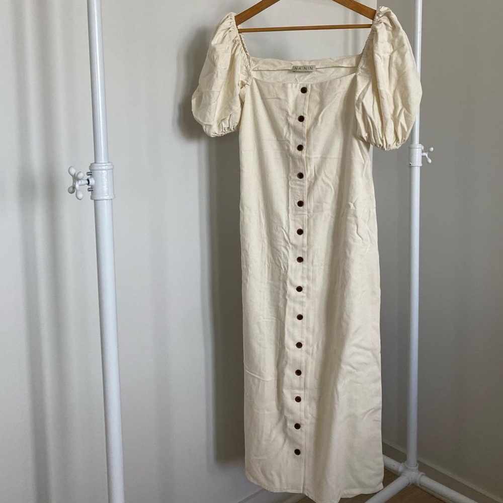 Na Nin Fiona Raw Silk Dress